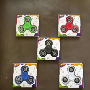 5 pack Colorful Fidget Spinners